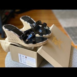 Burberry wedges!